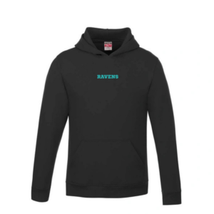 Small "RAVENS" Embroidered Font Hoodie