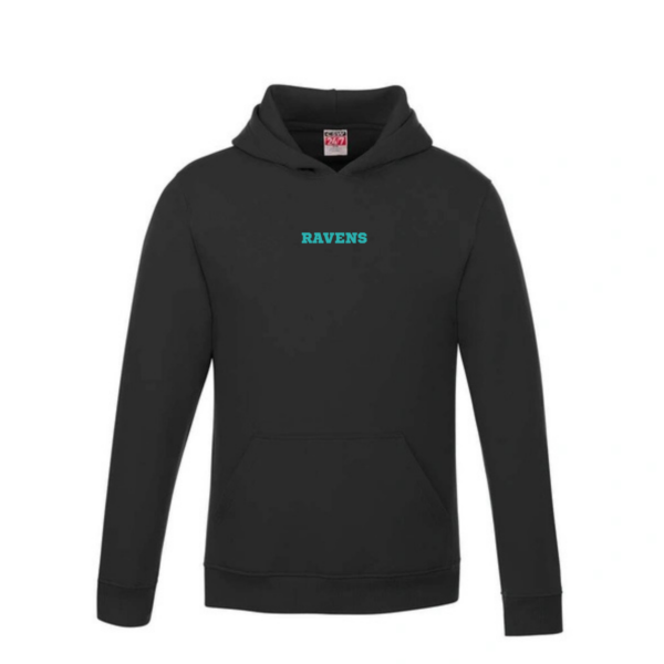 Small "RAVENS" Embroidered Font Hoodie