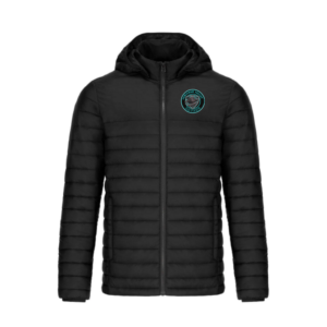 Adult Ravens Small Embroidered Logo Puffy Jacket