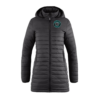 Ravens Small Embroidered Logo Long Puffy Jacket Ladies